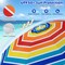 6.5 Feet Multi-Color Polyester Beach Umbrella with Silver-Coated Aluminum Frame and Adjustable Tilt